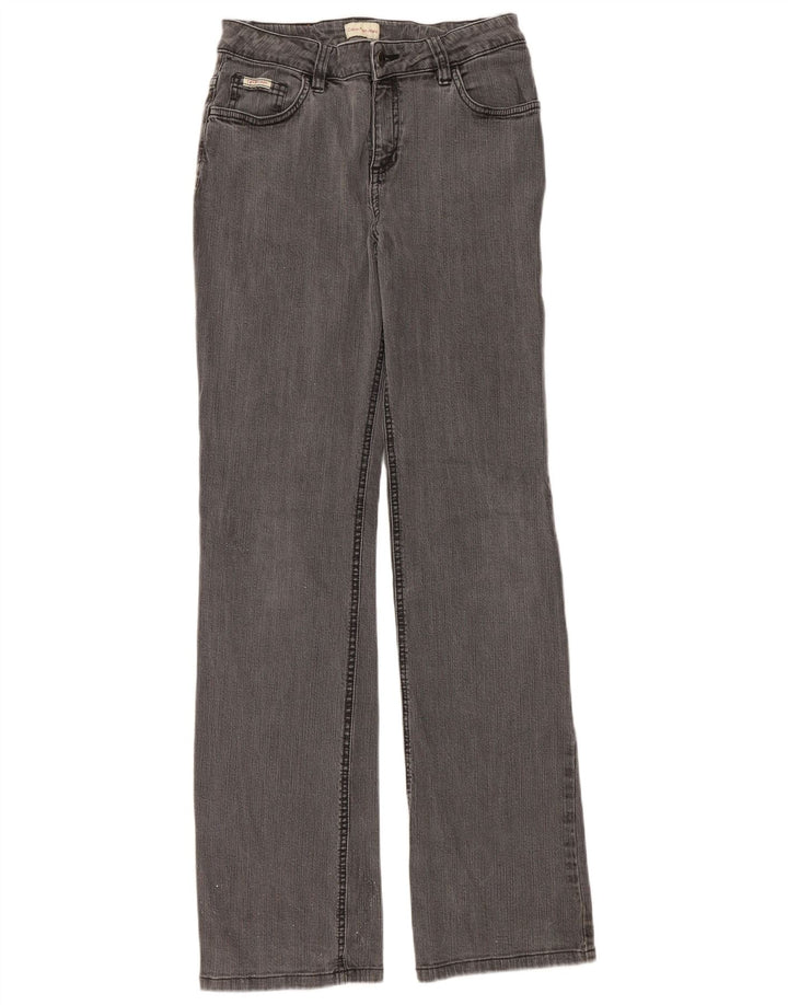 CALVIN KLEIN Dame Bootcut Jeans W28 L32 Grå