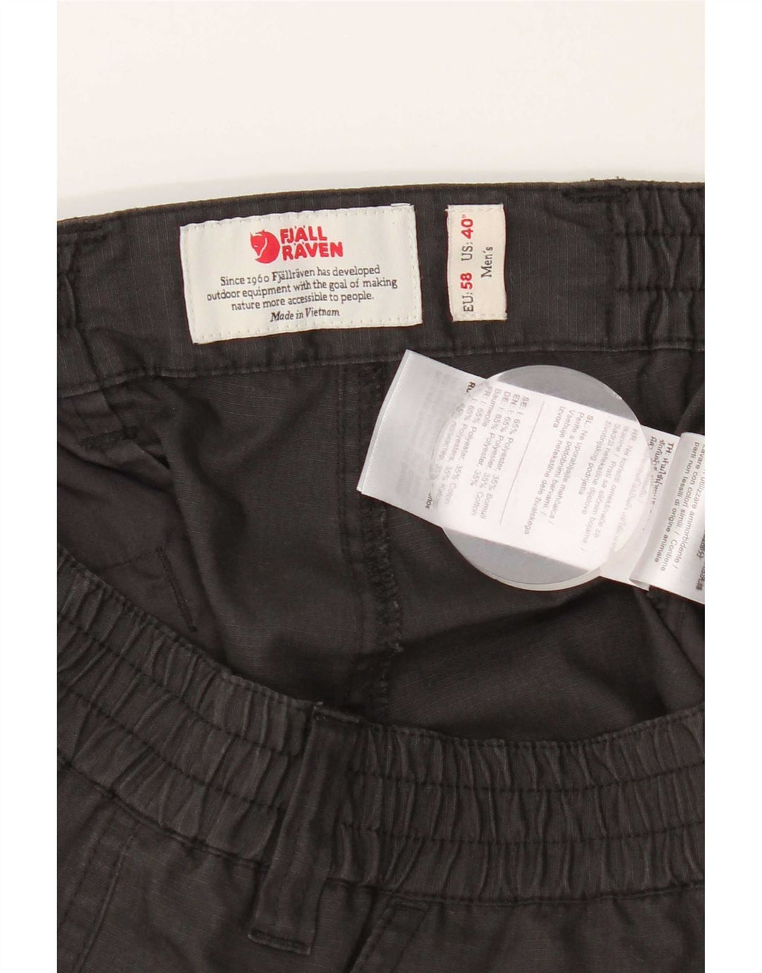 Fjall Raven Herre Cargo Shorts W40 XL Grå Polyester