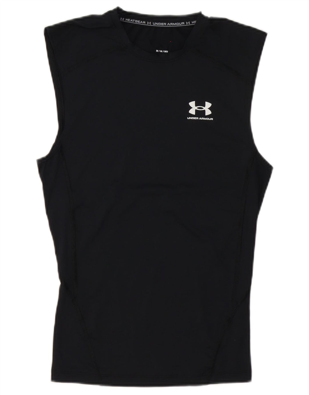 Under Armour Herre Heat Gear Vest Top UK 12 Medium Sort Polyester
