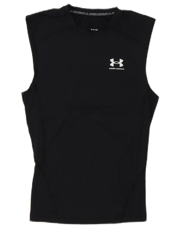 Under Armour Herre Heat Gear Vest Top UK 12 Medium Sort Polyester