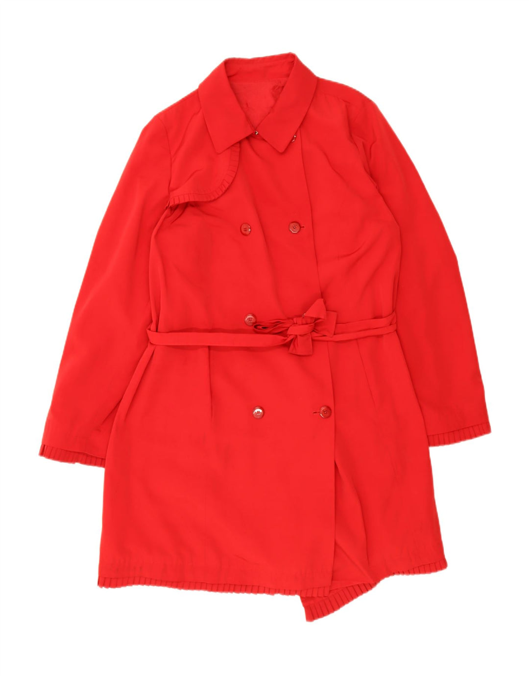 Marina Rinaldi Dame Dobbeltradet Trench Coat UK 16 Large Red