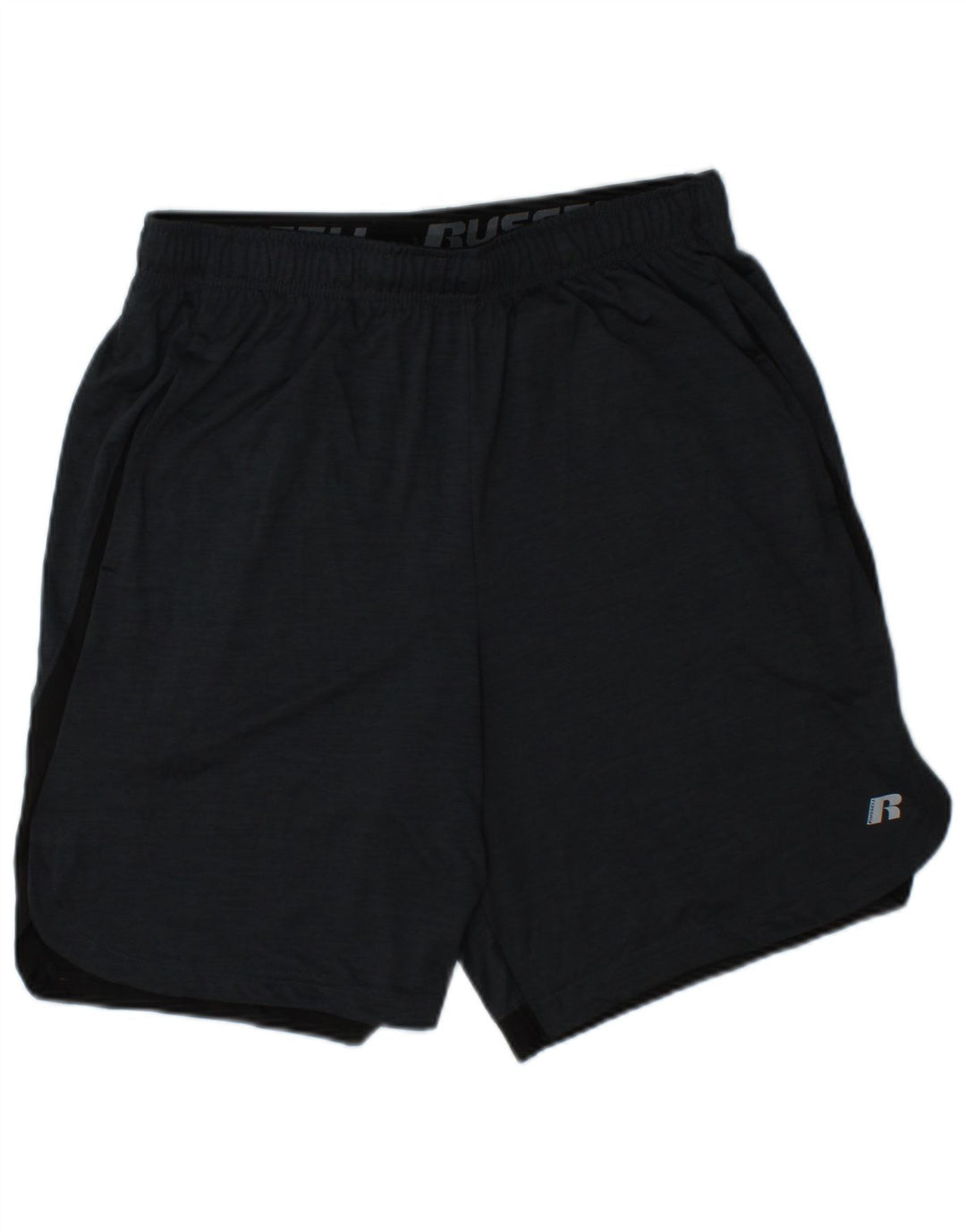 RUSSELL ATHLETIC Herre Dri-Power Sportshorts Medium Grey Colourblock