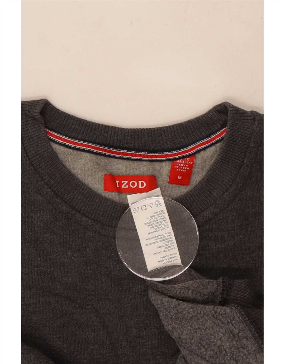 IZOD Sweatshirt til mænd Medium Grå Bomuld