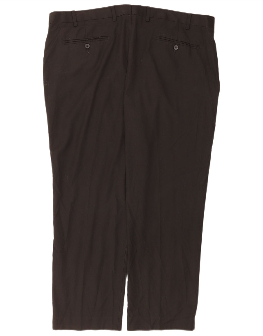 Marks & Spencer Herre Lige Regular Fit Suit Bukser W42 L29 Sort