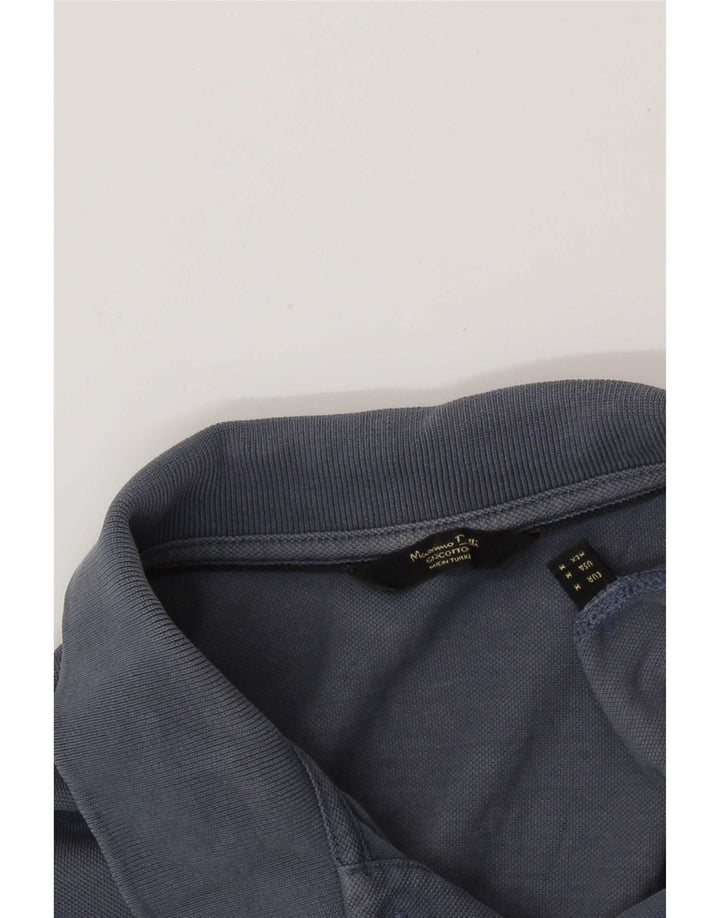 Massimo Dutti Herre Polo Shirt Medium Blue