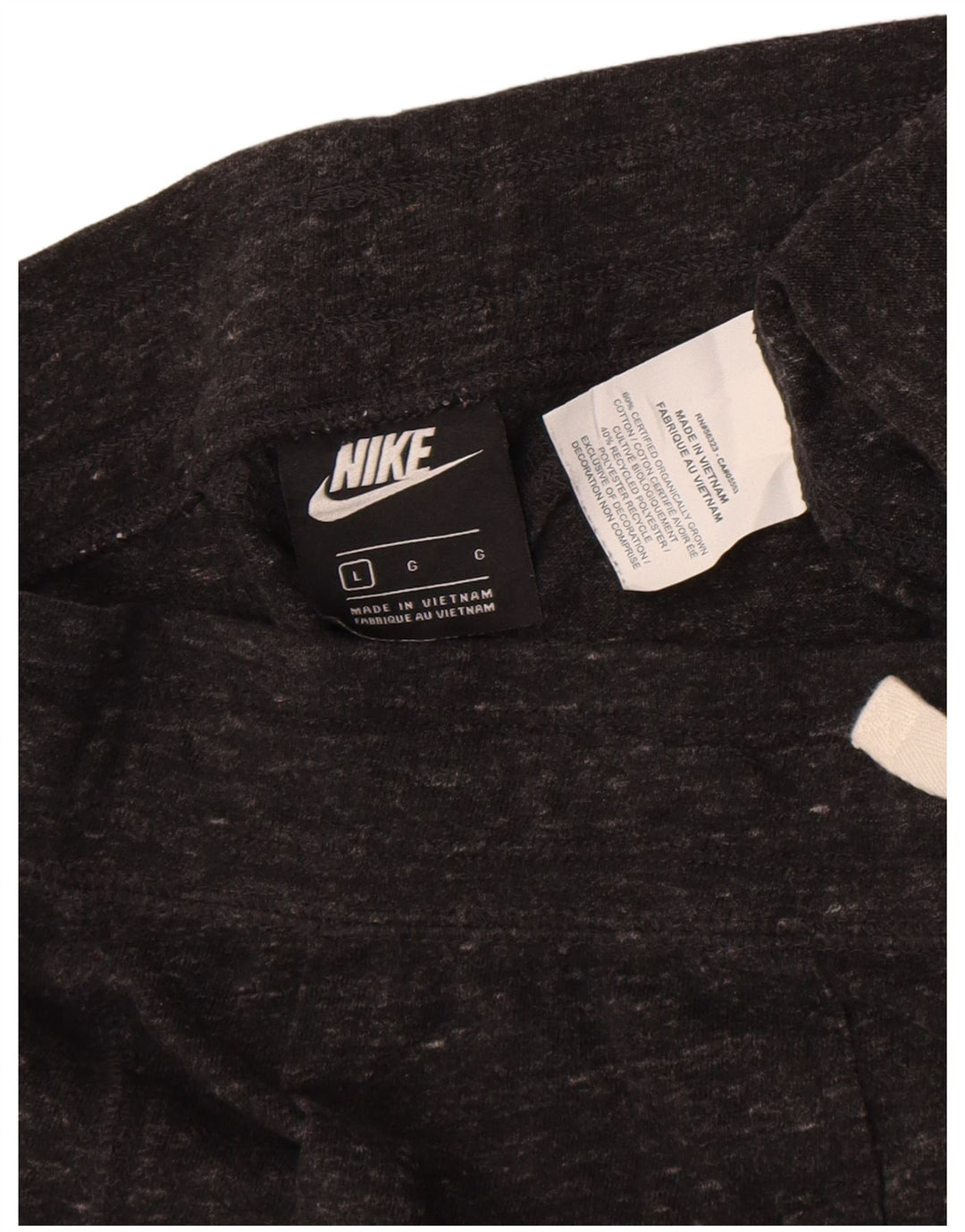 Nike Dame Capri Træningsdragt Bukser Joggers UK 16 Large Black Flecked