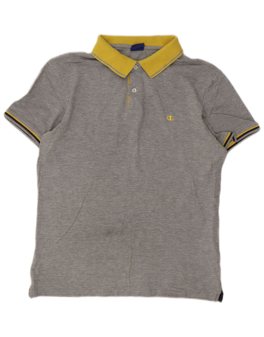 Champion Herre Rugby Polo Shirt Stor Grå Bomuld