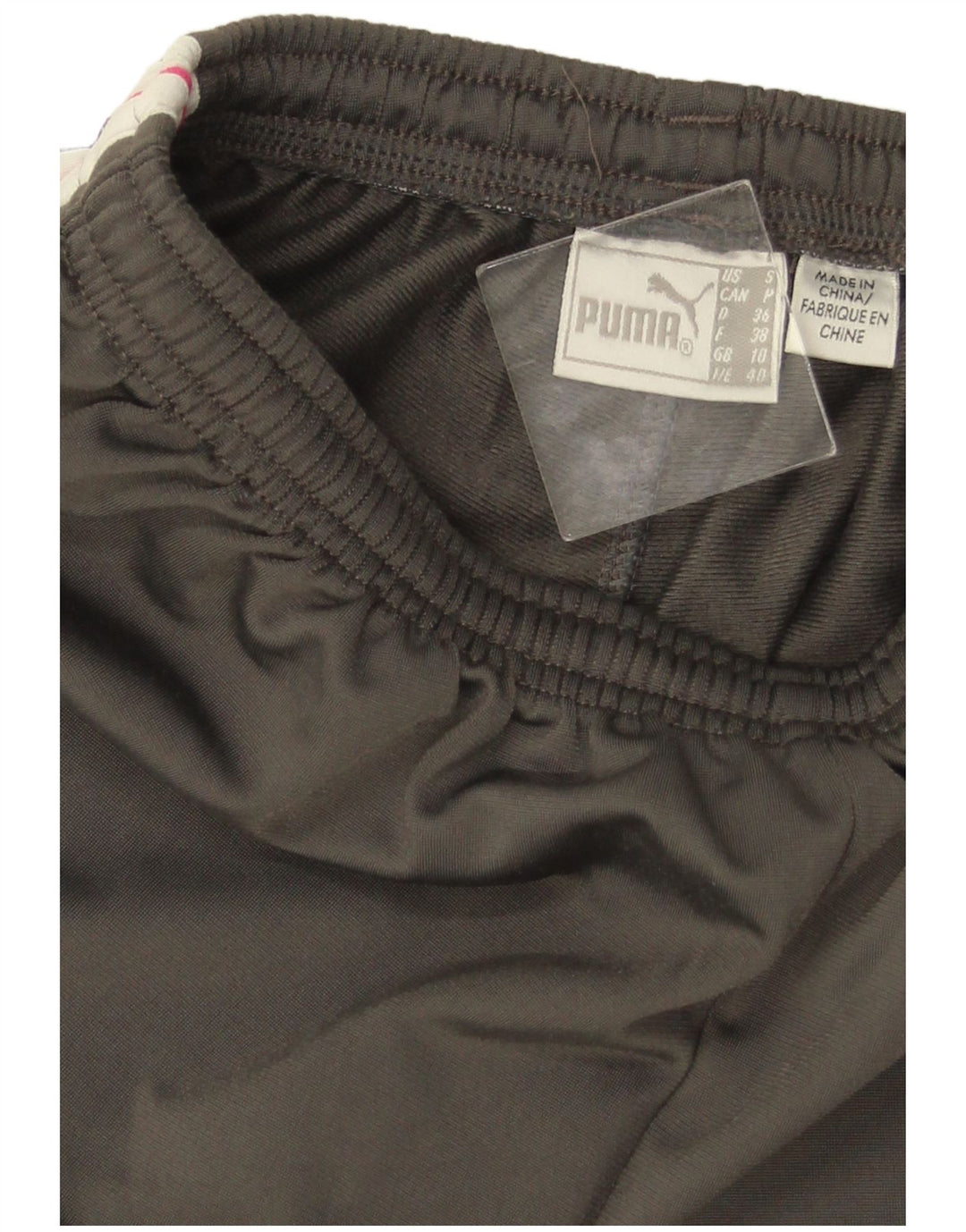 PUMA træningsdragtsbukser til kvinder UK 10 Small Grey Colourblock