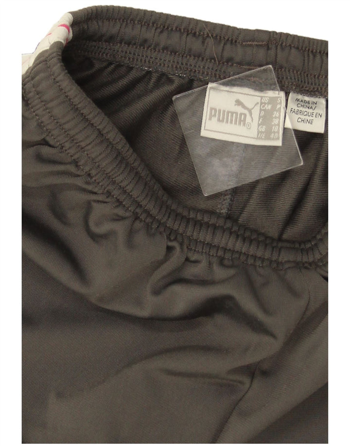 PUMA træningsdragtsbukser til kvinder UK 10 Small Grey Colourblock