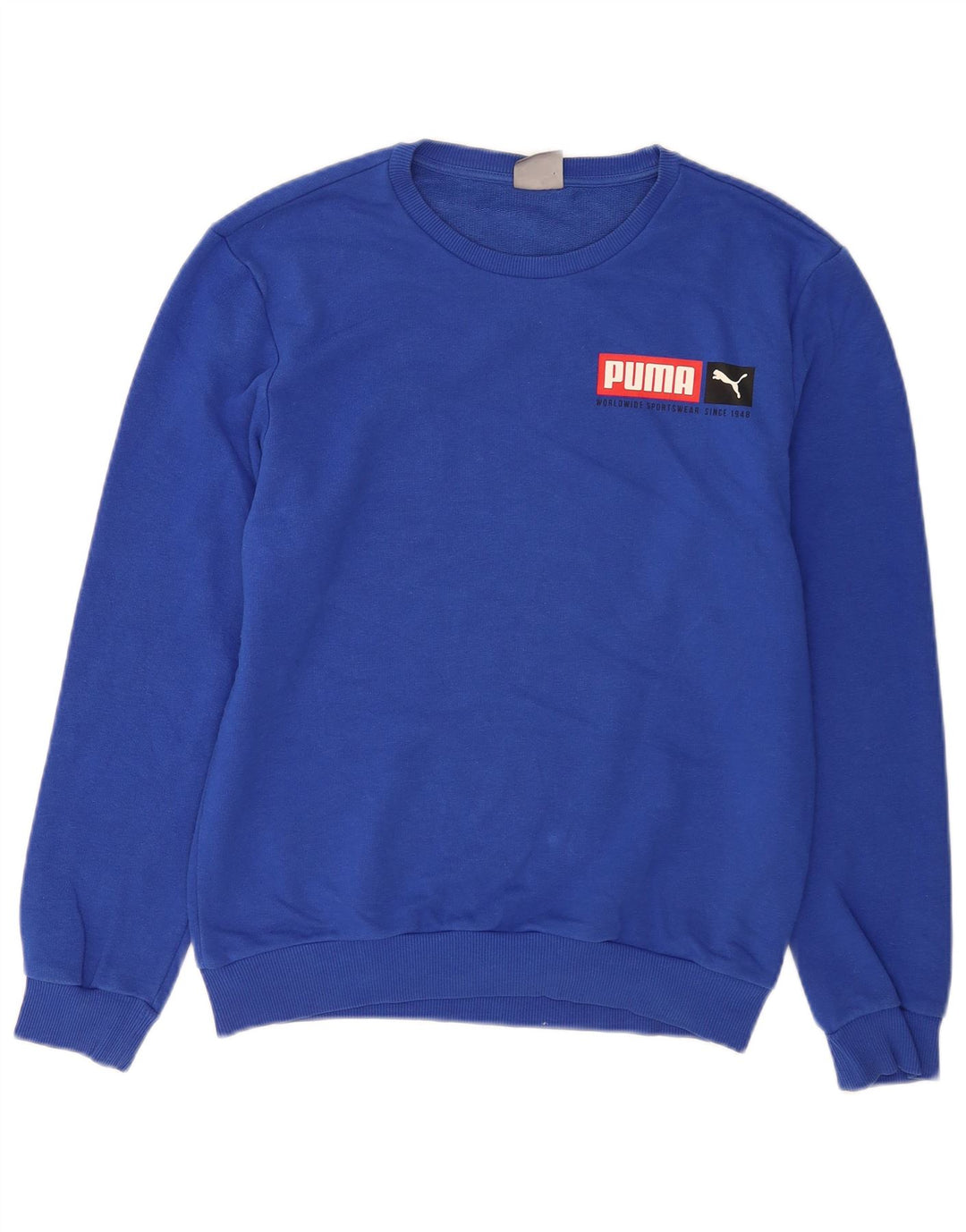 Puma Herre Grafisk Sweatshirt Jumper Lille Blå