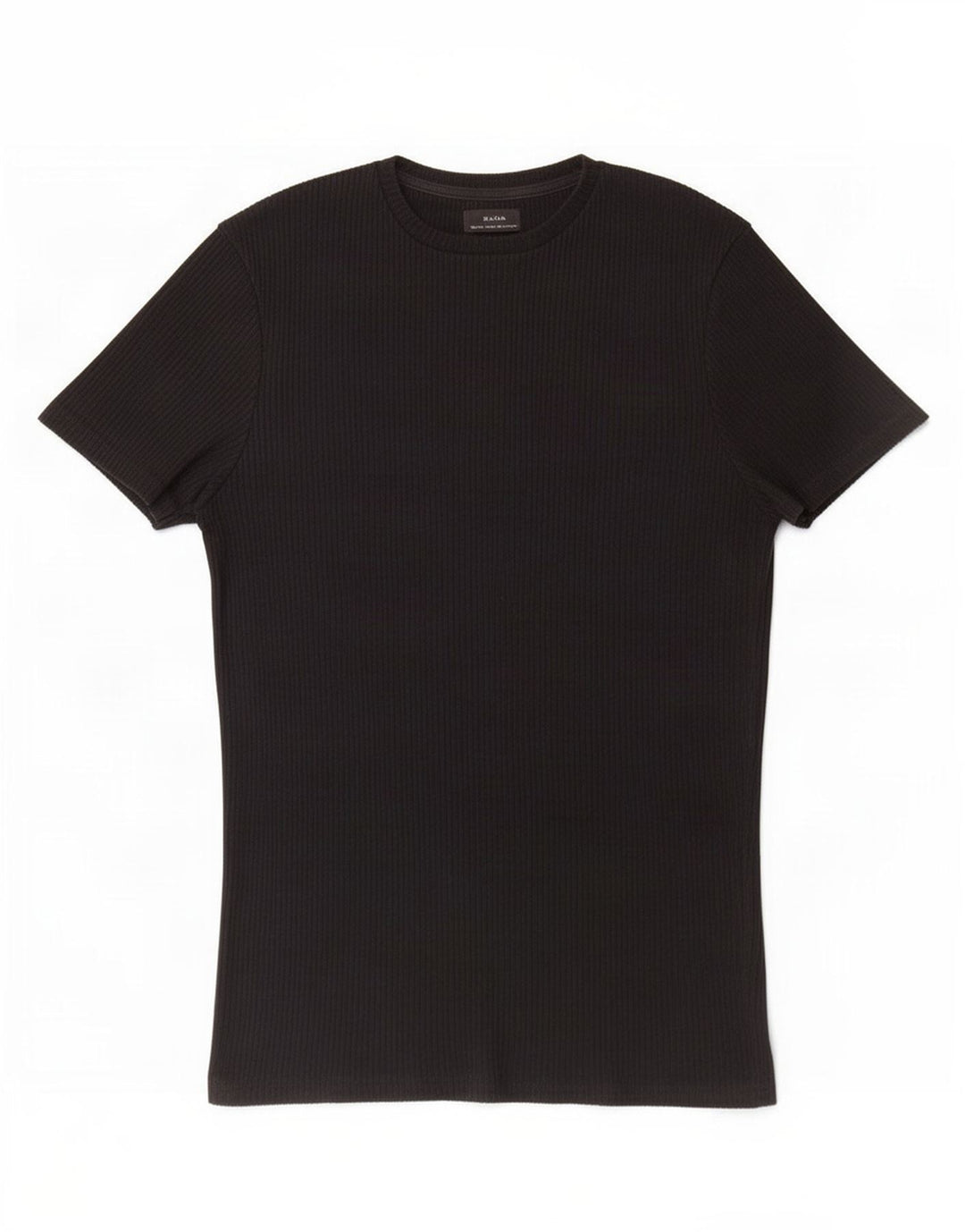 Zara Herre T-Shirt Top Stor Sort