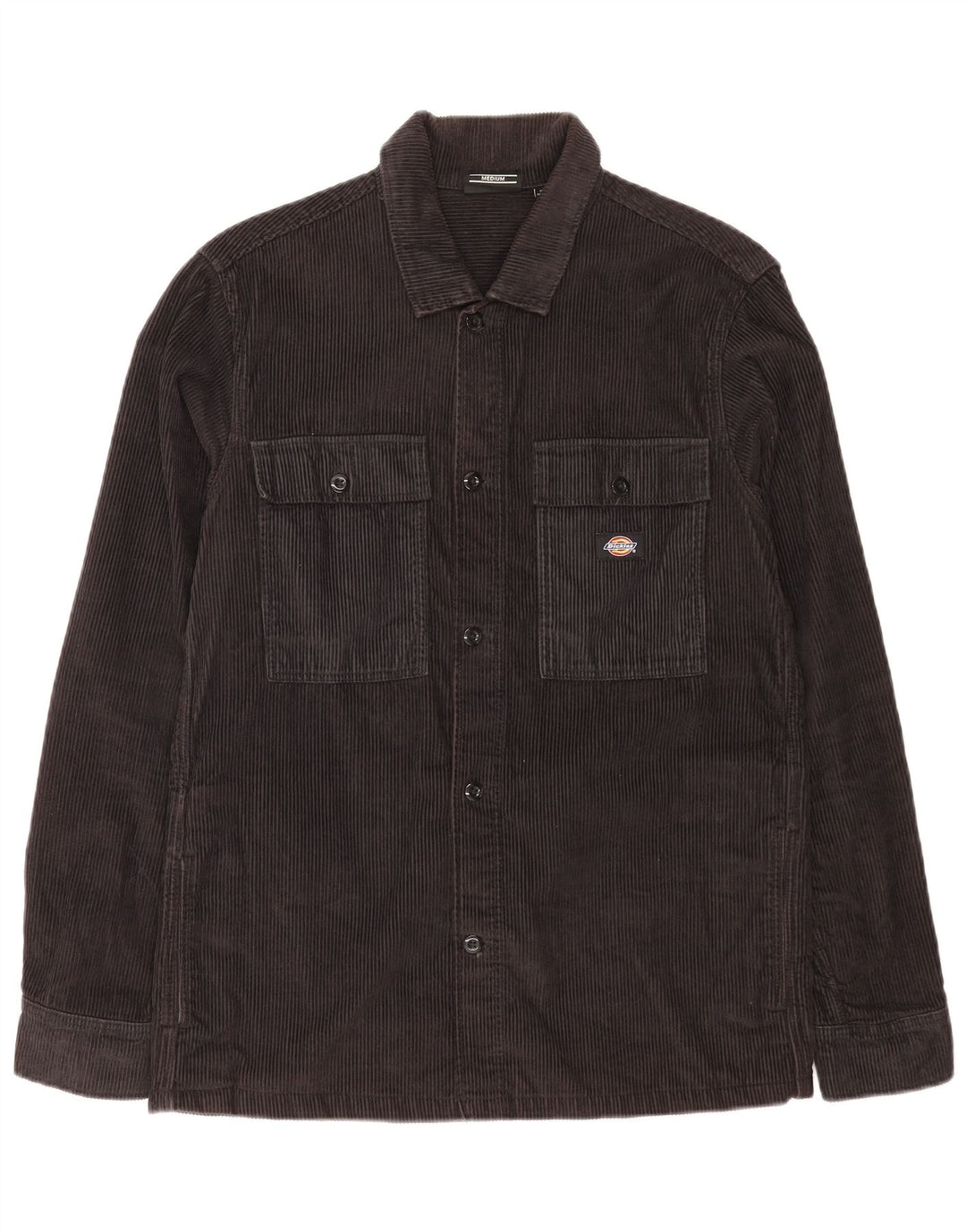 Dickies Herre Overshirt Corduroy Shirt Medium Navy Blue Bomuld