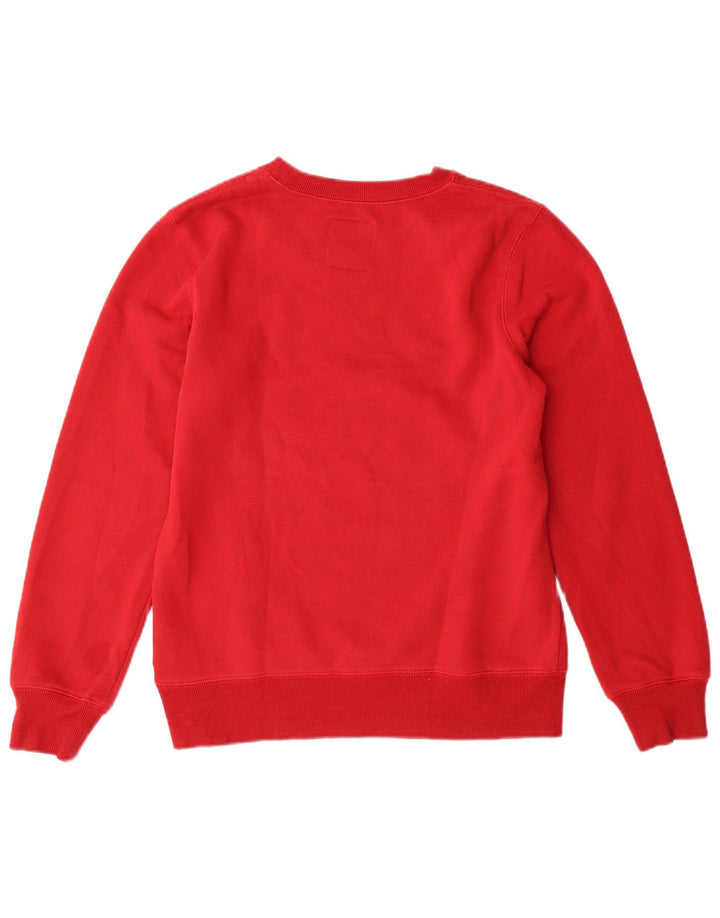 LEVI'S Boys Grafisk Sweatshirt Jumper 13-14 år Rød Bomuld