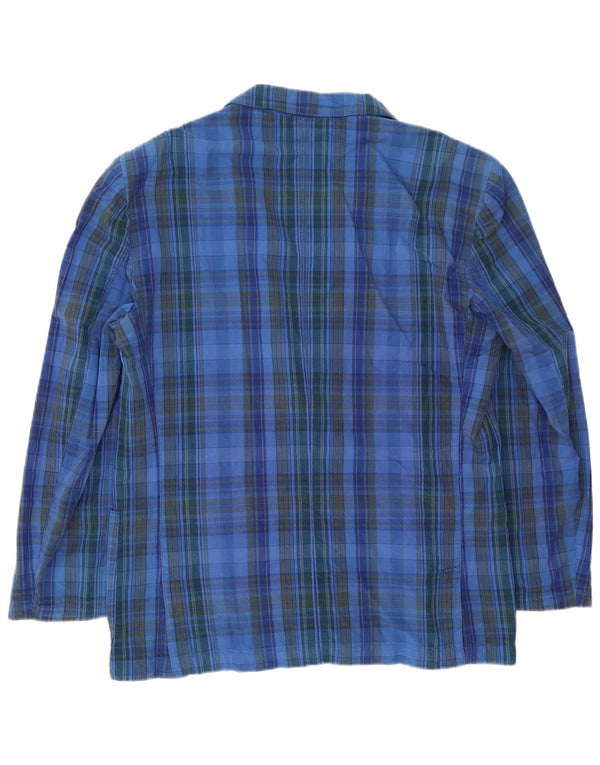 Carrera Herre 2 Button Blazer Jacket UK 40 Large Blue Check