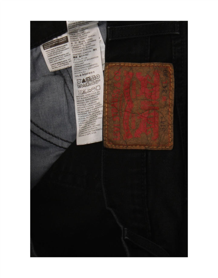 Levi's Herre 514 lige jeans W34 L27 sort bomuld
