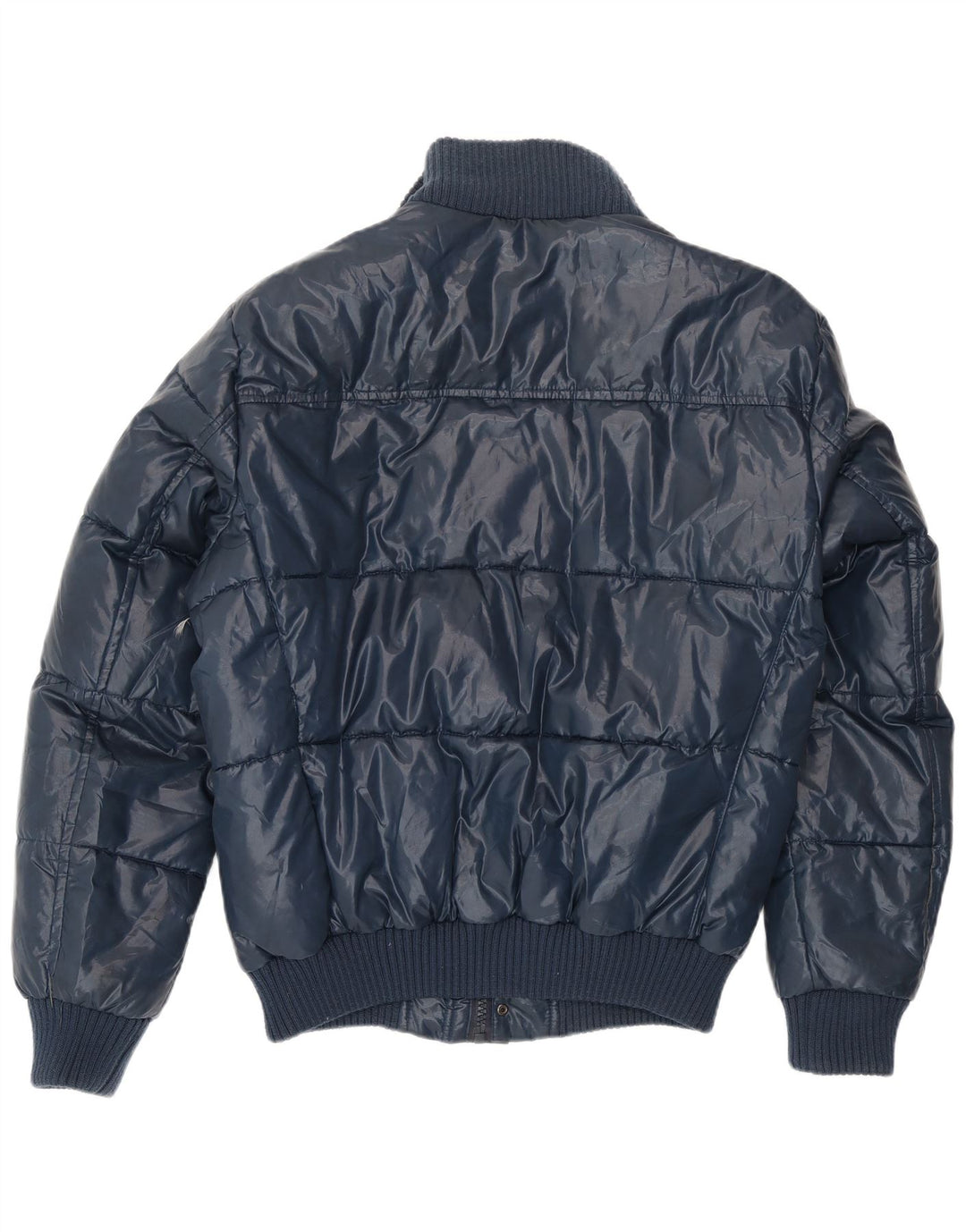Fay Herre polstret jakke UK 42 XL Navy Blue Polyester