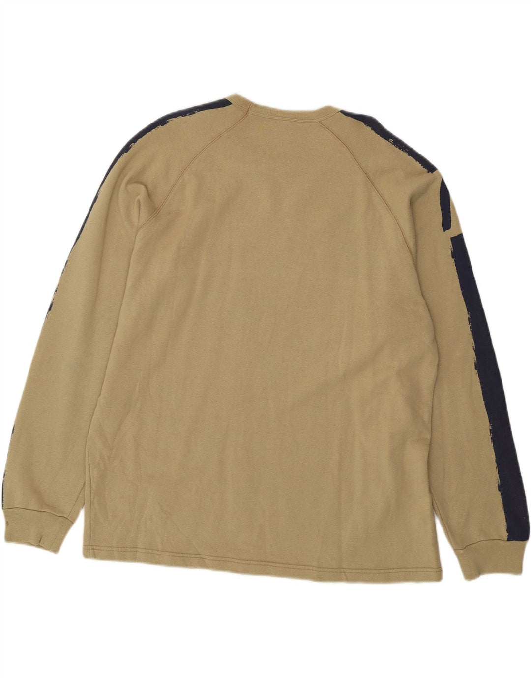 REPLAY Herre Sweatshirt Jumper XL Khaki Colourblock Bomuld