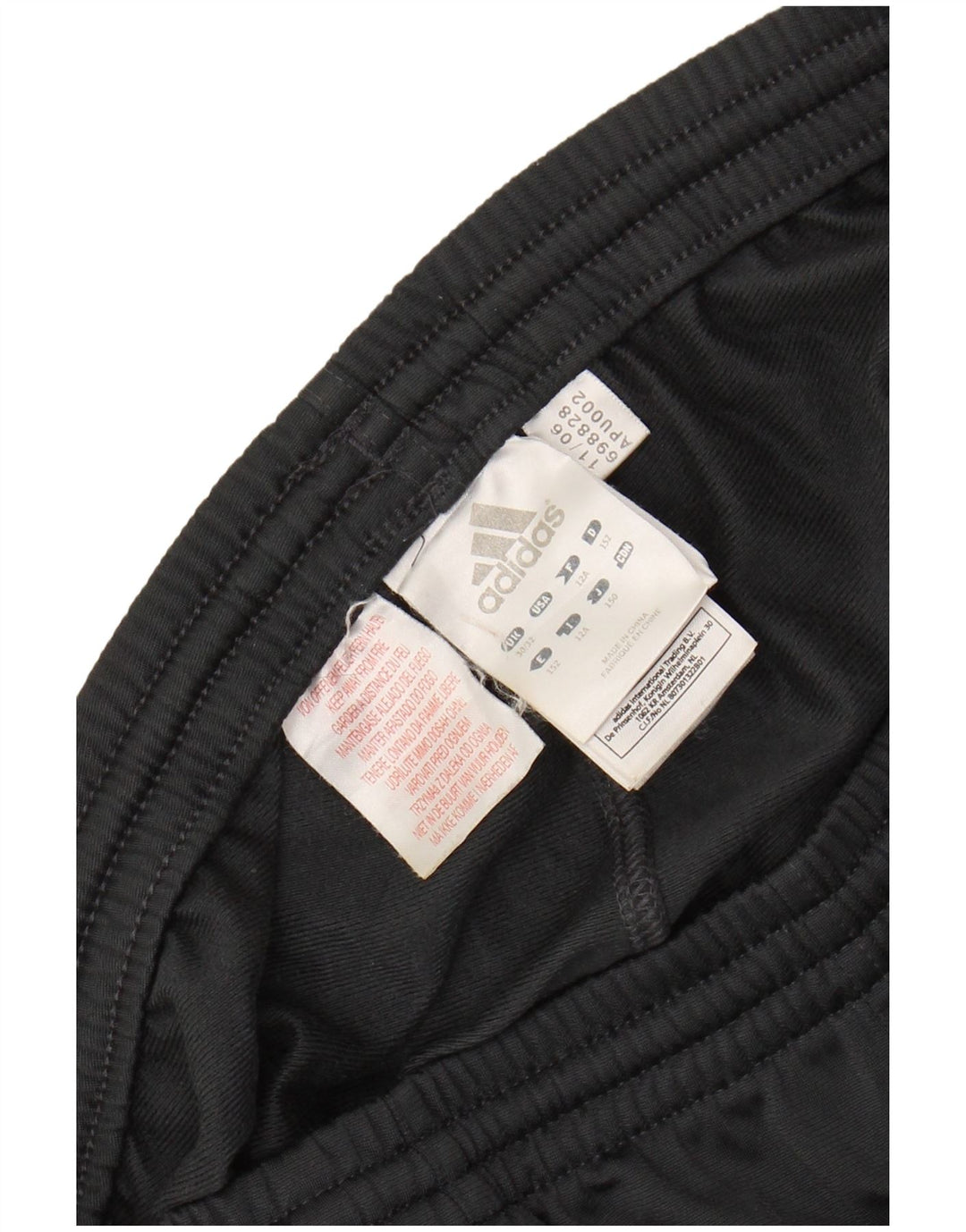 ADIDAS Træningsdragtsbukser til drenge 11-12 år Grå polyester