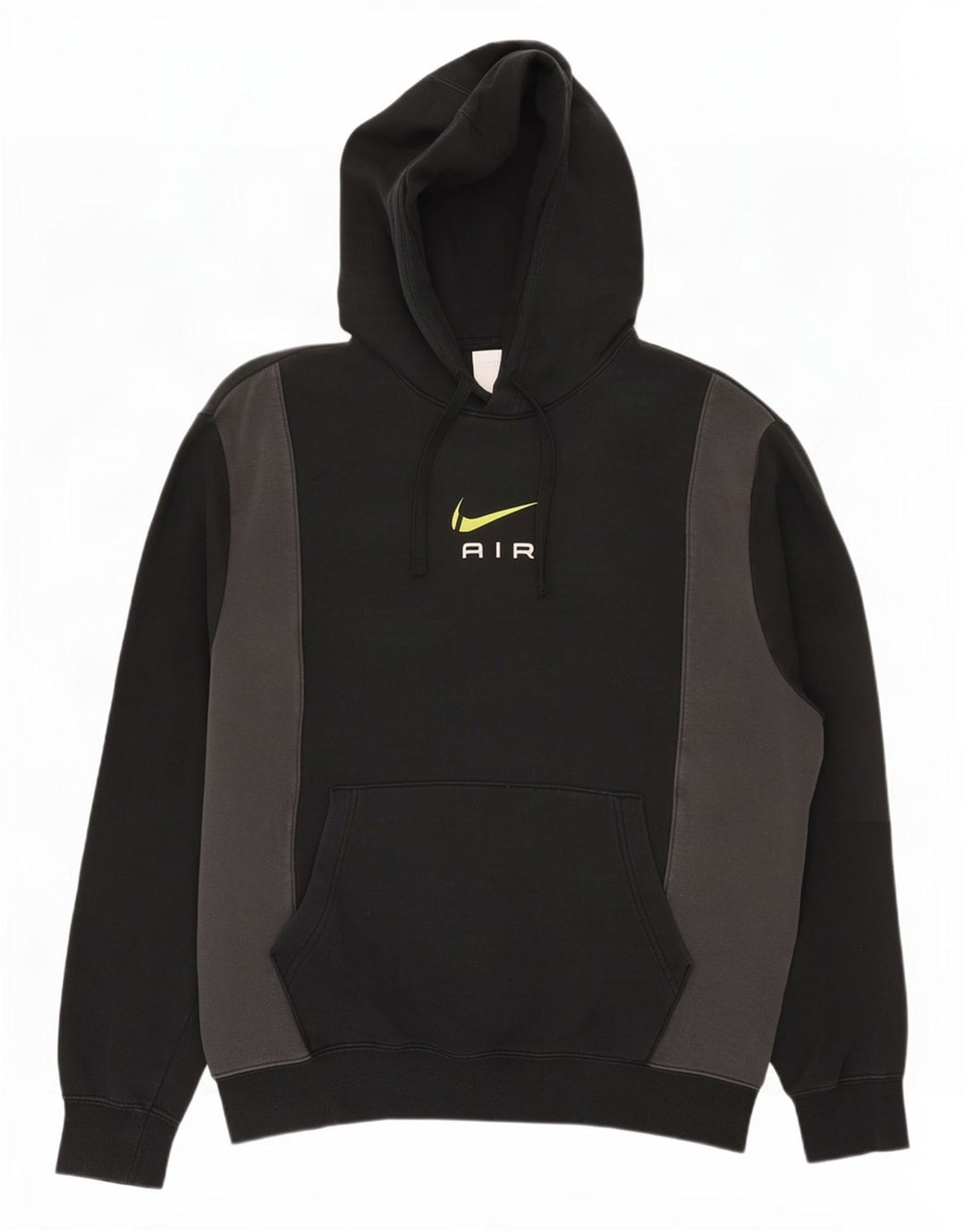 Nike grafisk hættetrøje til mænd Medium Sort Colourblock Bomuld