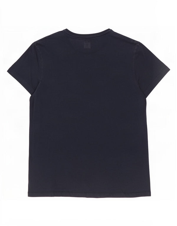 Jack Wills Herre grafisk T-shirt Top Medium Marineblå Bomuld