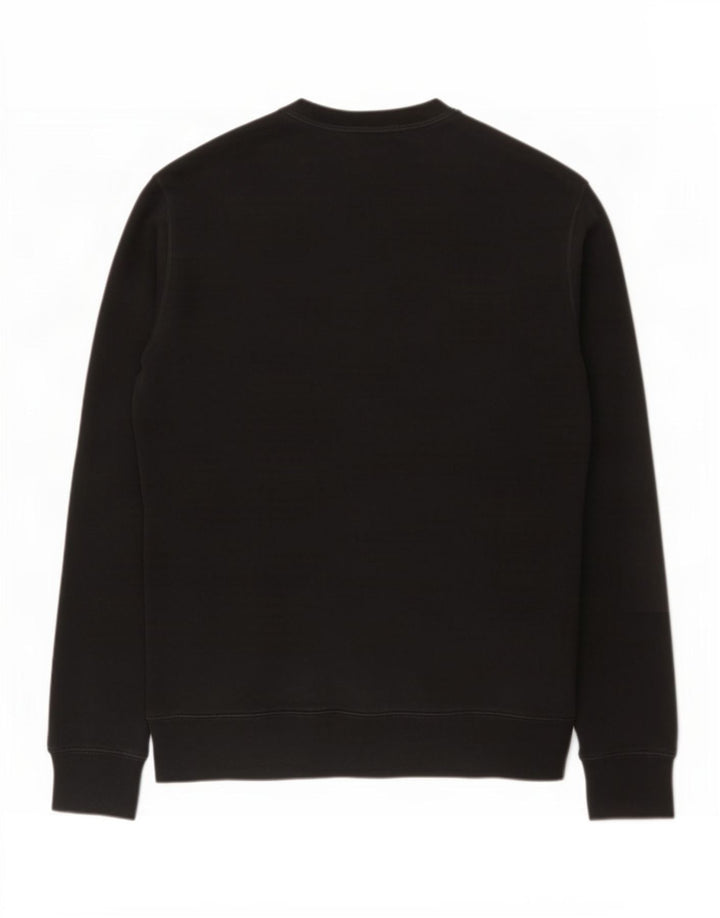 Marks & Spencer Herre Regular Fit Sweatshirt Jumper Medium Sort Bomuld