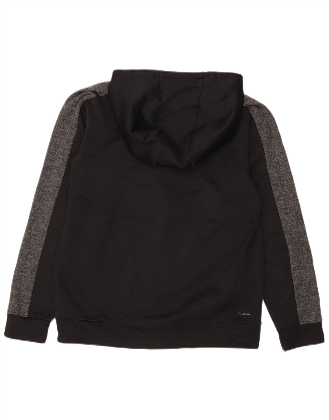 Adidas Herre Climalite hættetrøje med lynlås Medium Sort Colourblock