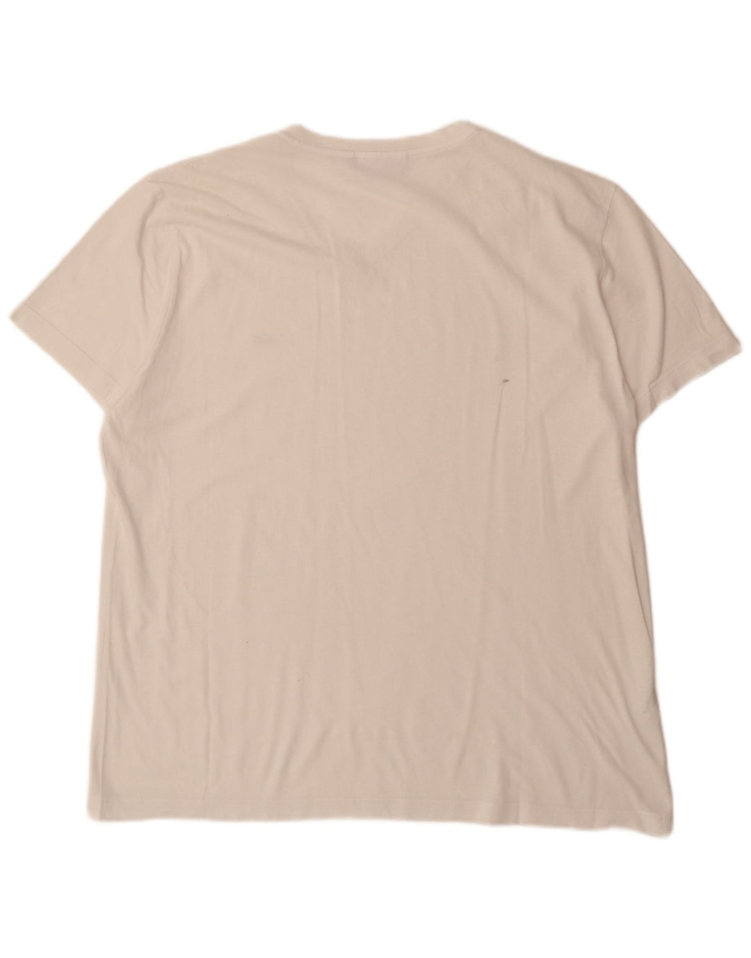 Lacoste Herre Regular Fit T-Shirt Top Størrelse 7 2XL Hvid Bomuld