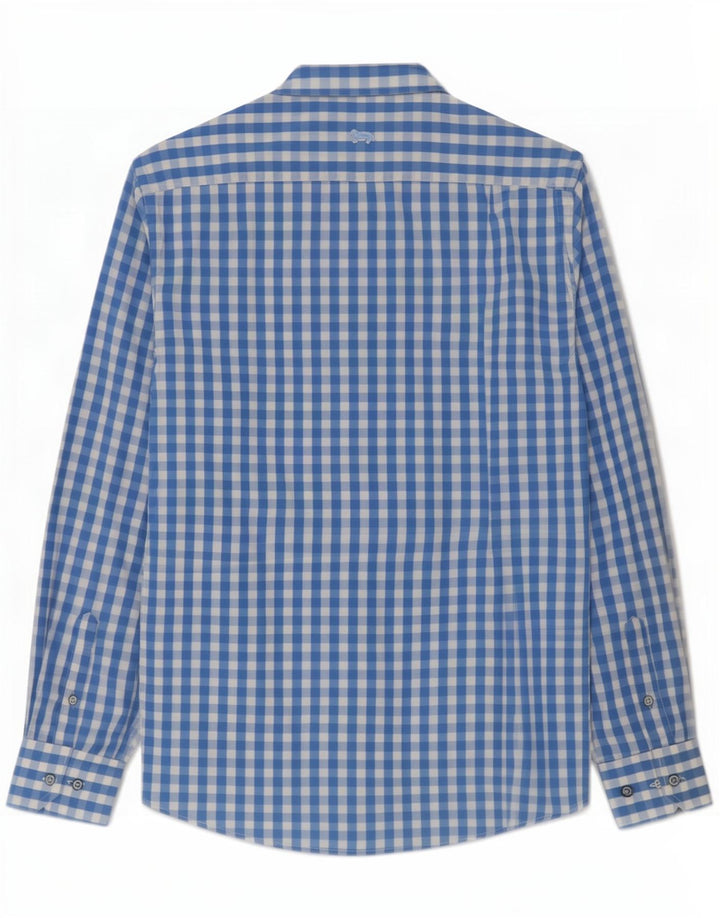 Harmont & Blaine Herreskjorte 2XL Blå Gingham Bomuld