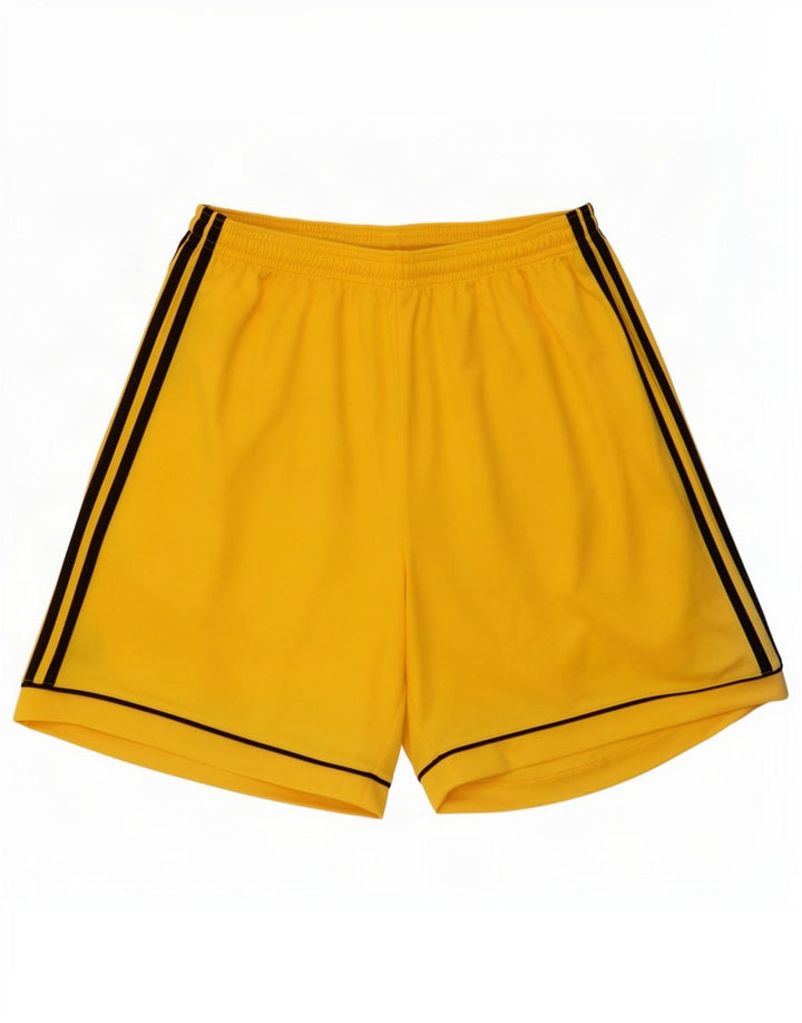 Adidas Herre Climalite Sportshorts store gule polyester