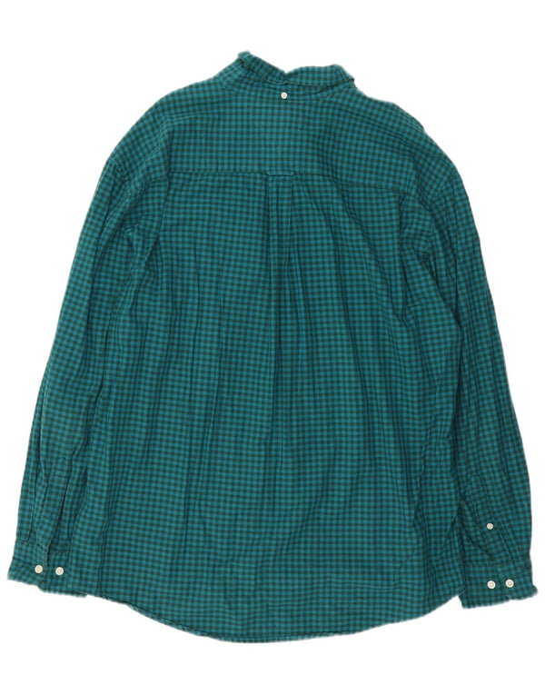 Tommy Hilfiger Herreskjorte 2XL Grøn Gingham Bomuld