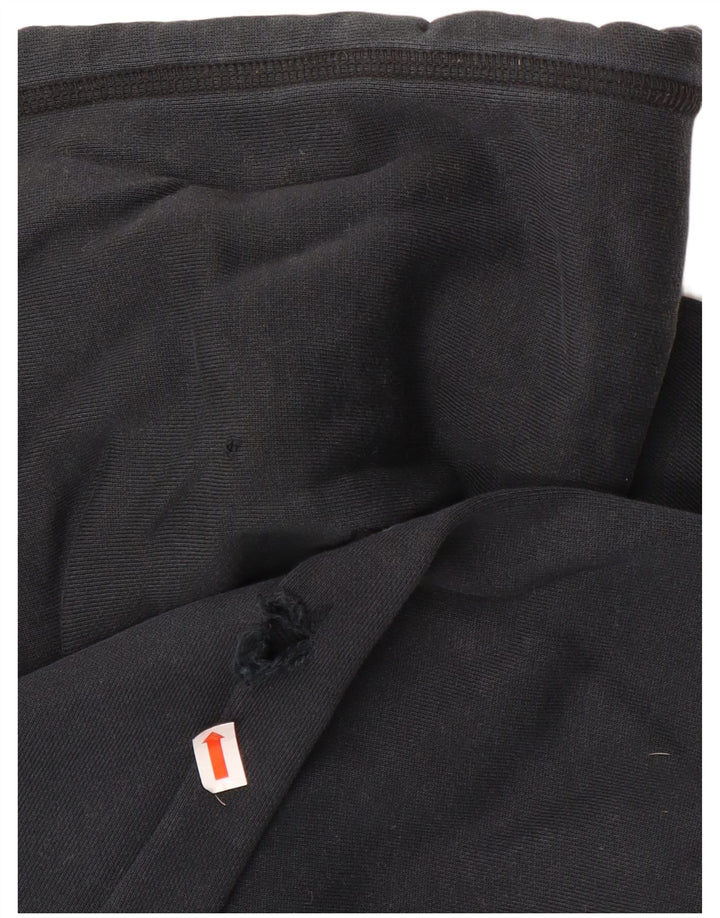 Nike Hættetrøje med lynlås til mænd, lille sort bomuld