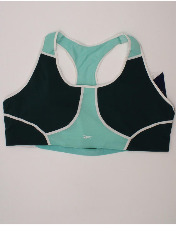Reebok Womens Speedwick Top UK 26/28 4XL Turkis Colourblock Sports