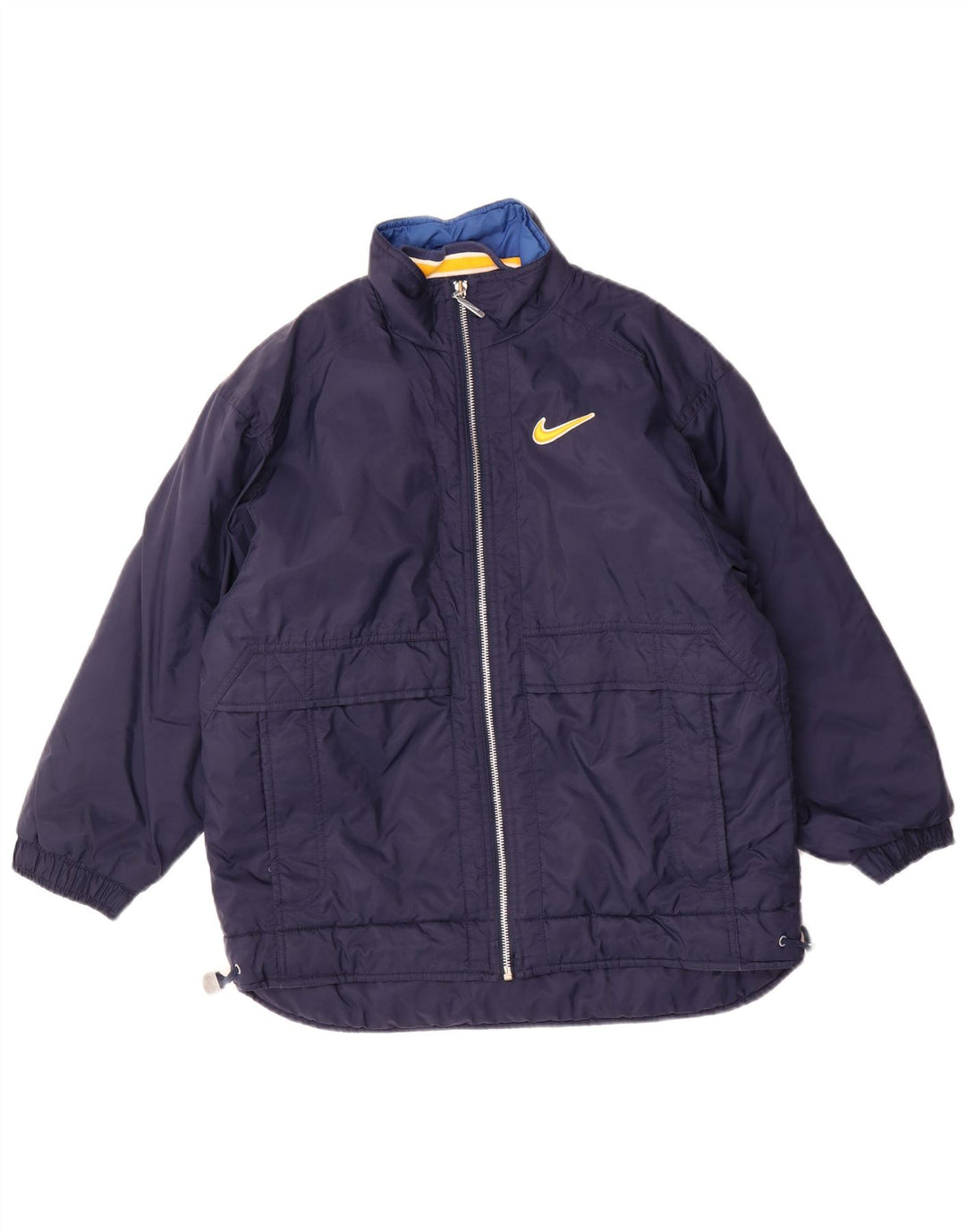 Nike drenge grafisk polstret jakke 10-11 år medium marineblå nylon
