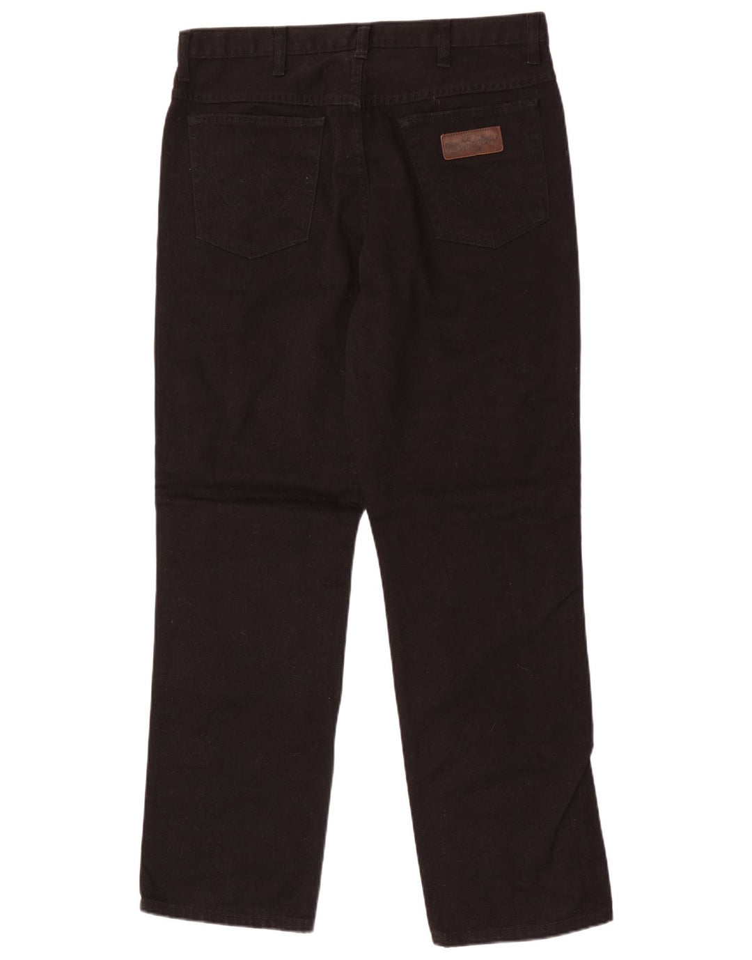 Wrangler Herre Ohio Straight Jeans W36 L32 Sort Bomuld