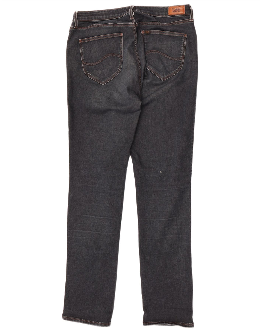 Lee Herre Marion Straight Jeans W33 L33 Marineblå Bomuld