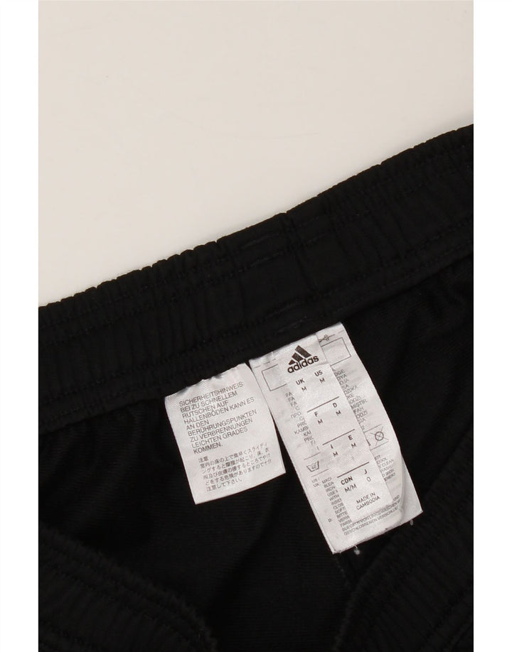 ADIDAS Mens Tracksuit Trousers UK 12 Medium  Black Polyester Vintage Adidas and Second-Hand Adidas from Messina Hembry 