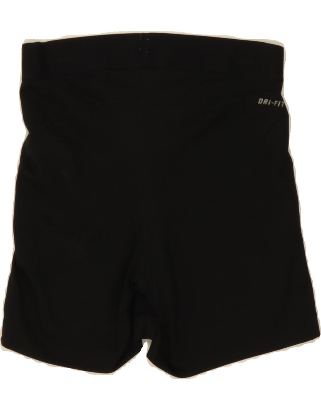 NIKE Womens Dri Fit Graphic Sport Shorts UK 8 Small Black Polyester Vintage Nike and Second-Hand Nike from Messina Hembry 
