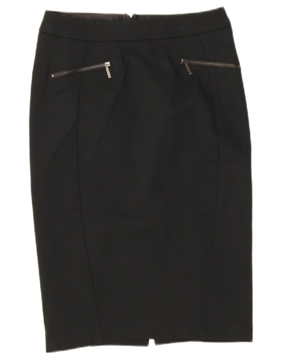 Marks & Spencer Pencil Nederdel til kvinder UK 8 Small W26 Black Viscose