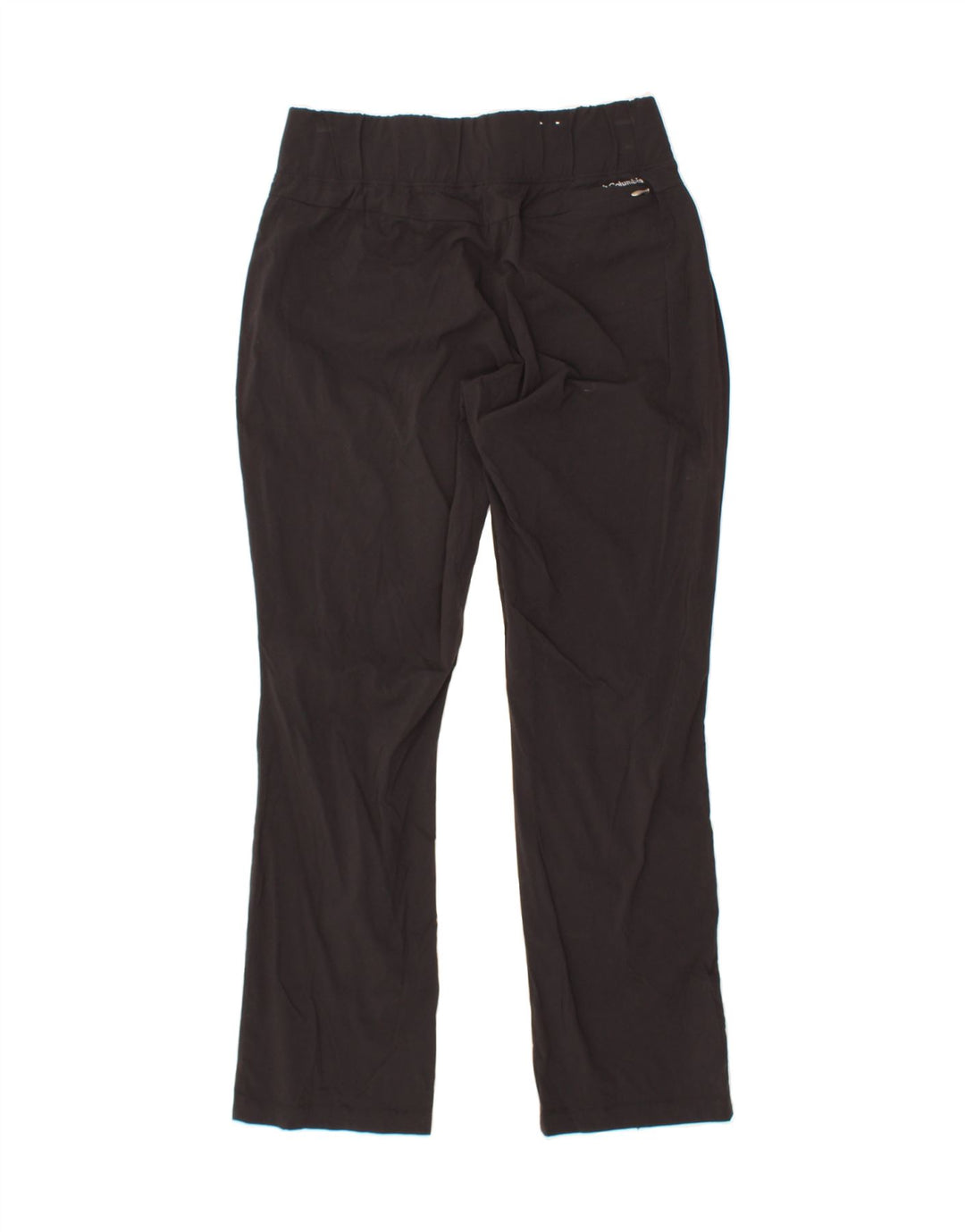 COLUMBIA Womens Bootcut Casual Trousers Large W32 L30 Black Nylon Vintage Columbia and Second-Hand Columbia from Messina Hembry 