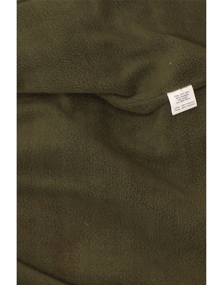 Vintage overfrakke til drenge 4-5 år Khaki ternet uld