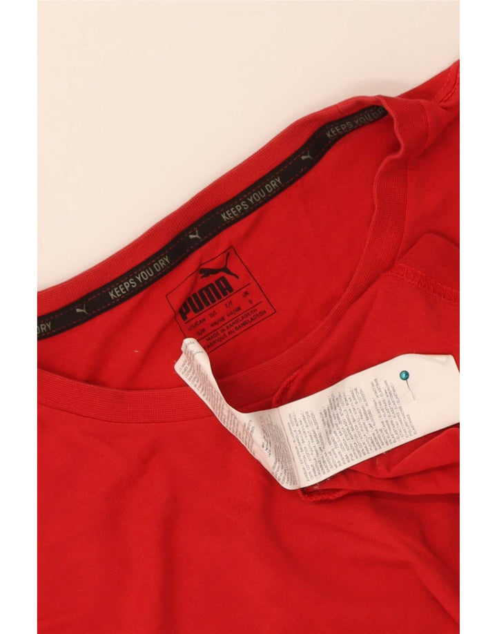 Puma herre T-shirt top lille rød bomuld