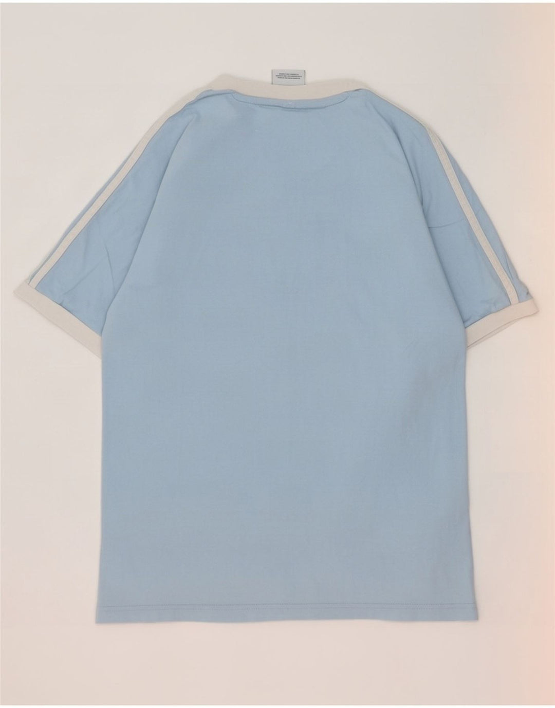 Adidas herre T-shirt top lille blå bomuld