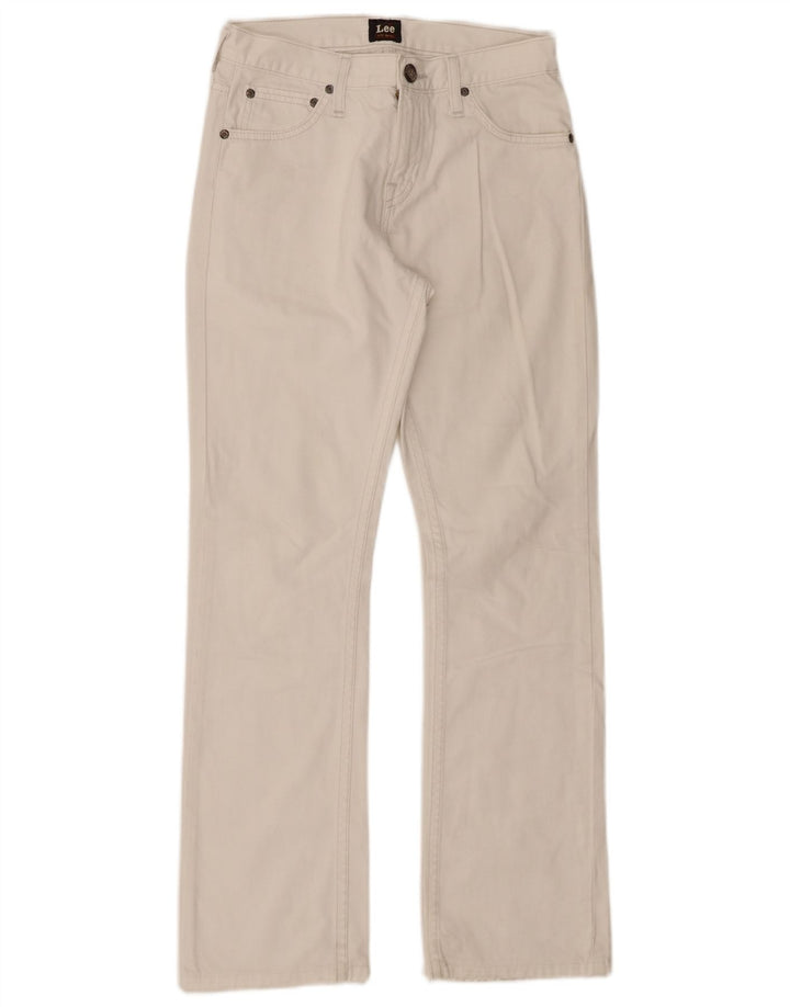 Lee Dame Bootcut Casual Bukser W28 L28 Hvid