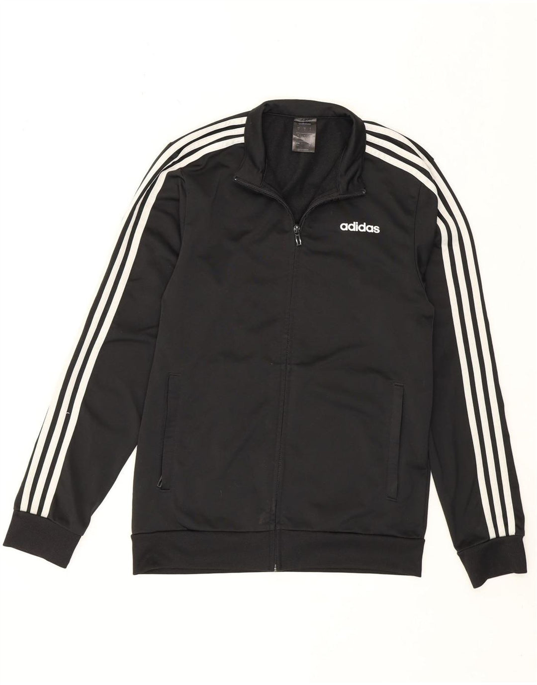 Adidas Træningsdragt til mænd, topjakke, lille sort polyester