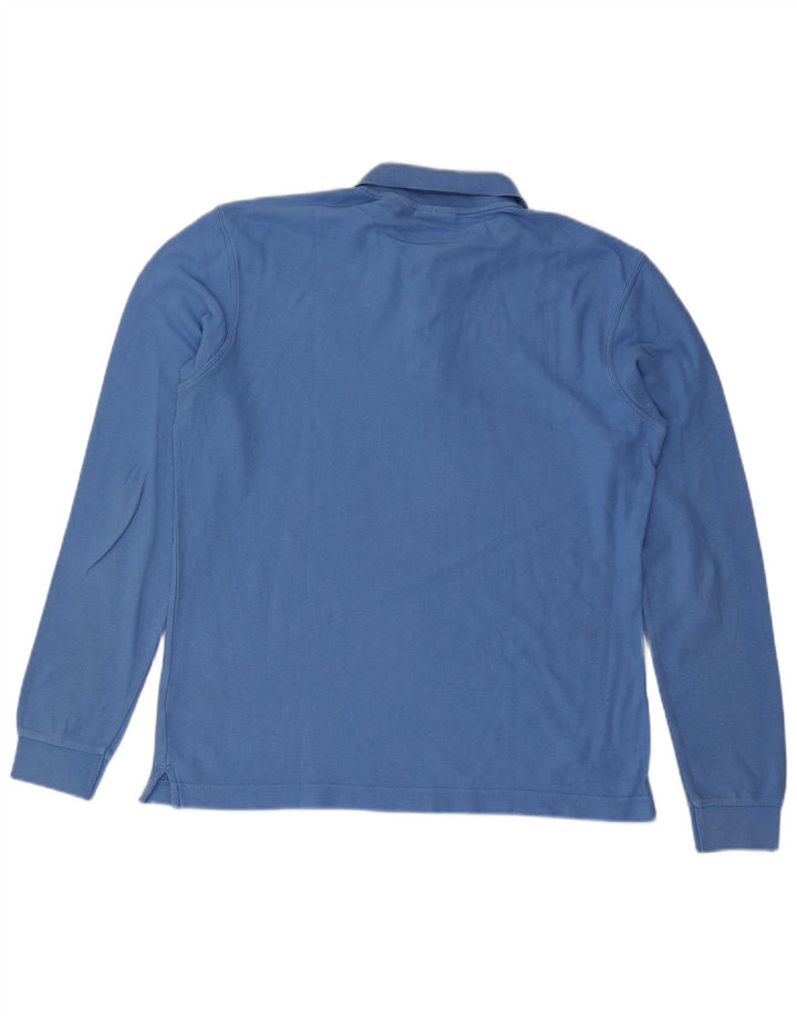 Fila Langærmet Polo Shirt til mænd mellemblå bomuld