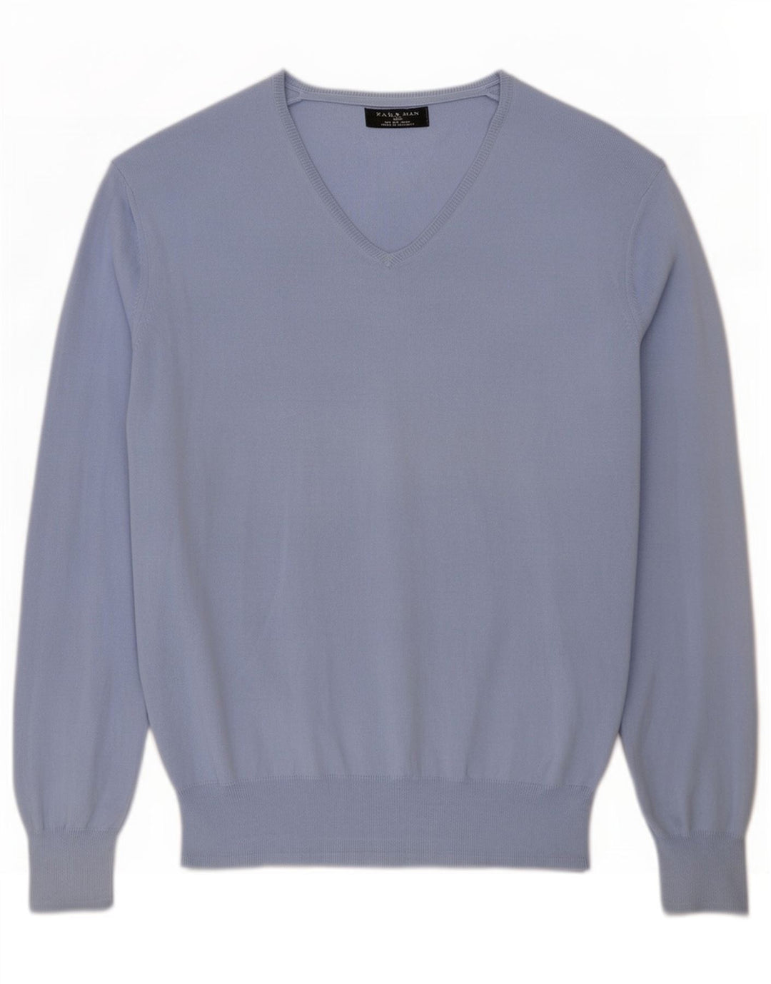 Zara Herre V-hals sweater Stor Blå