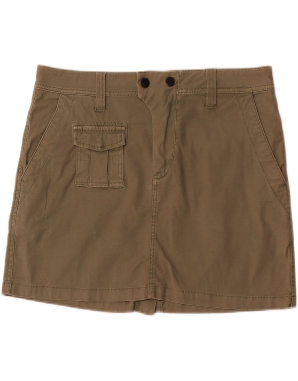 Replay Dame Cargo Skirt Large W34 Khaki Cotton