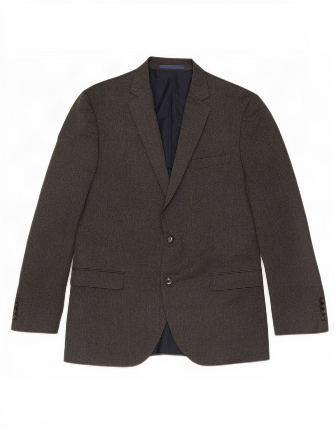 Marks & Spencer Herre 2-knaps blazerjakke UK 42 Stor grå polyester