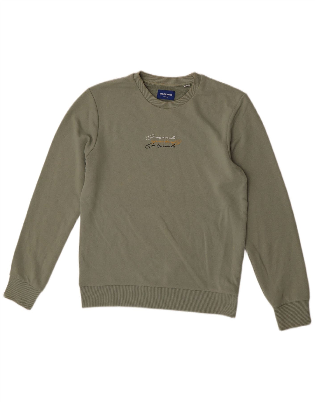 Jack & Jones Herre grafisk sweatshirt Jumper lille Khaki Polyester