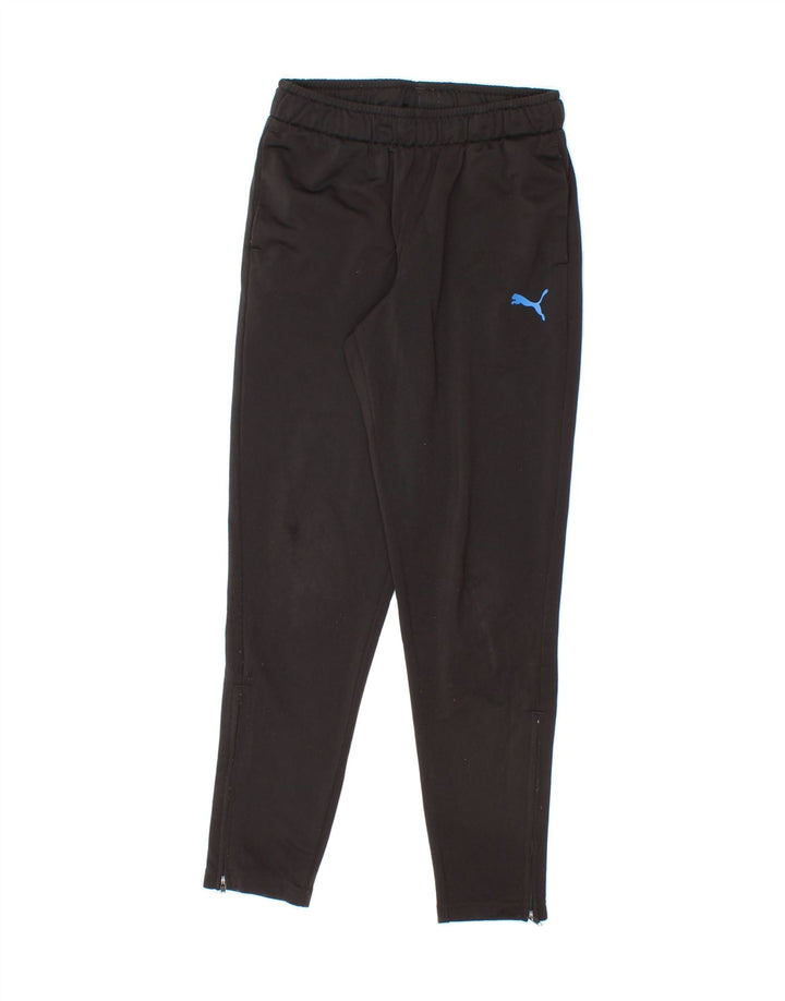 PUMA Boys Tracksuit Trousers 9-10 Years Medium  Black Vintage Puma and Second-Hand Puma from Messina Hembry 